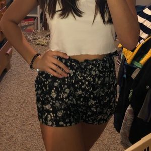 SHEIN paper bag shorts